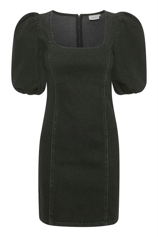 Gestuz Kjole - AstridGZ ss Short Dress, Washed Black